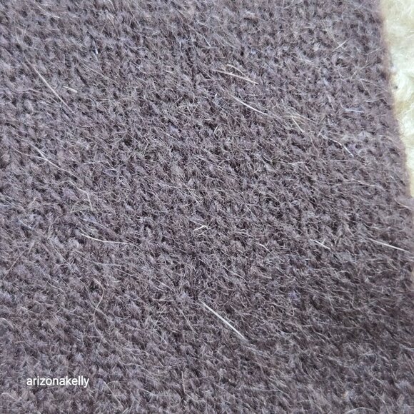 Portolano Color Block Scarf With Heart Lambswool/Angora - Picture 5 of 13